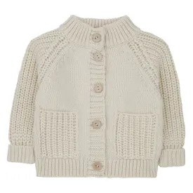 1  In The Family Baby And Child Timeo Cardigan Ecru Cream