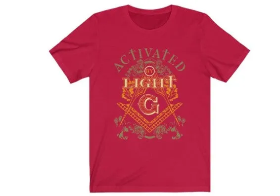 Activated by Light Masonic T-Shirt