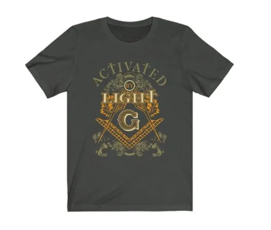 Activated by Light Masonic T-Shirt