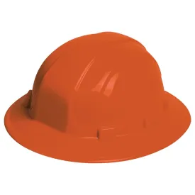 ERB Safety Omega II Full Brim Hard Hat with 4-Point Slide Lock Adjusting Suspension
