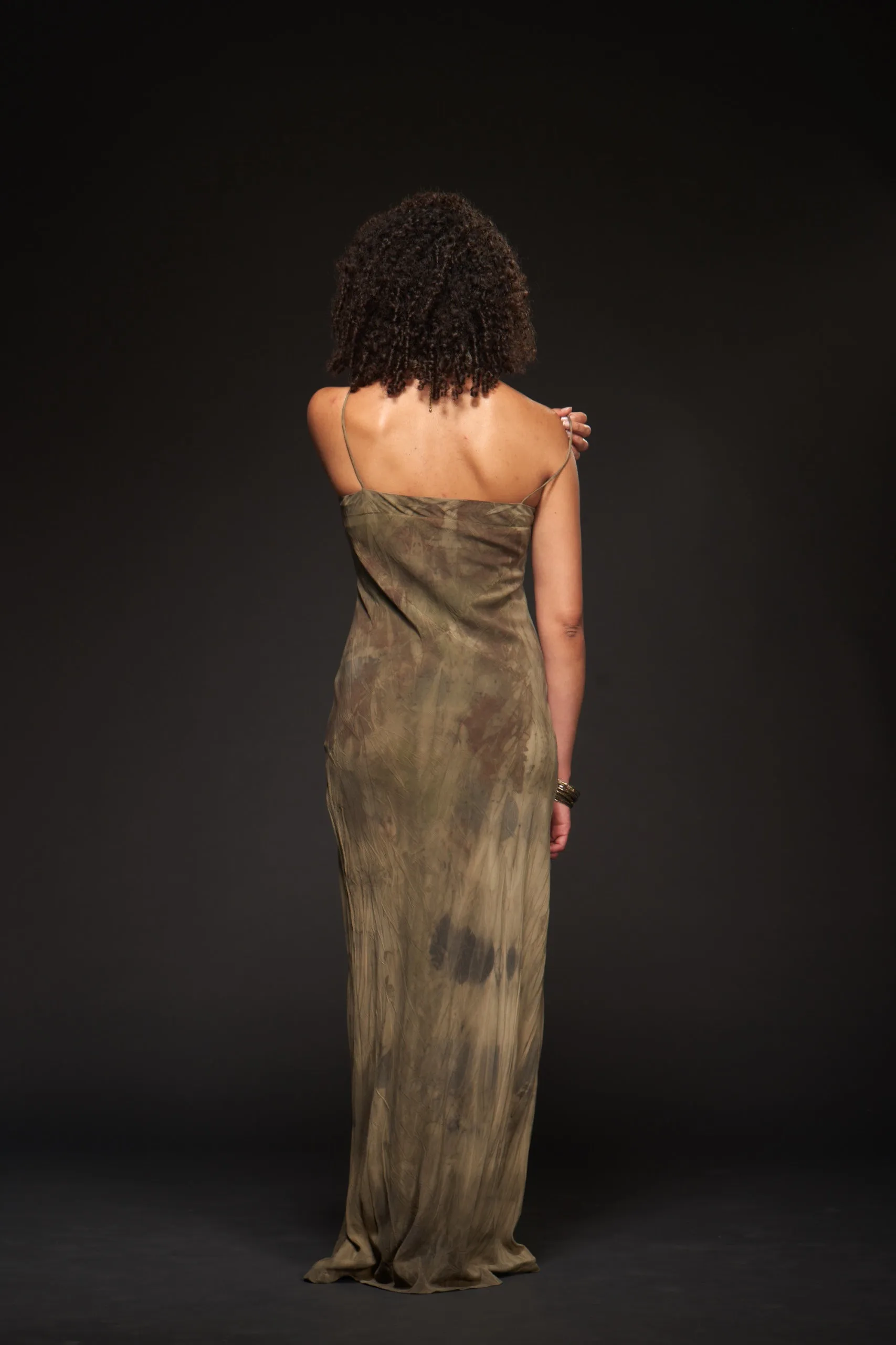 GE1-1503 Goldenrod Slip Maxi Dress