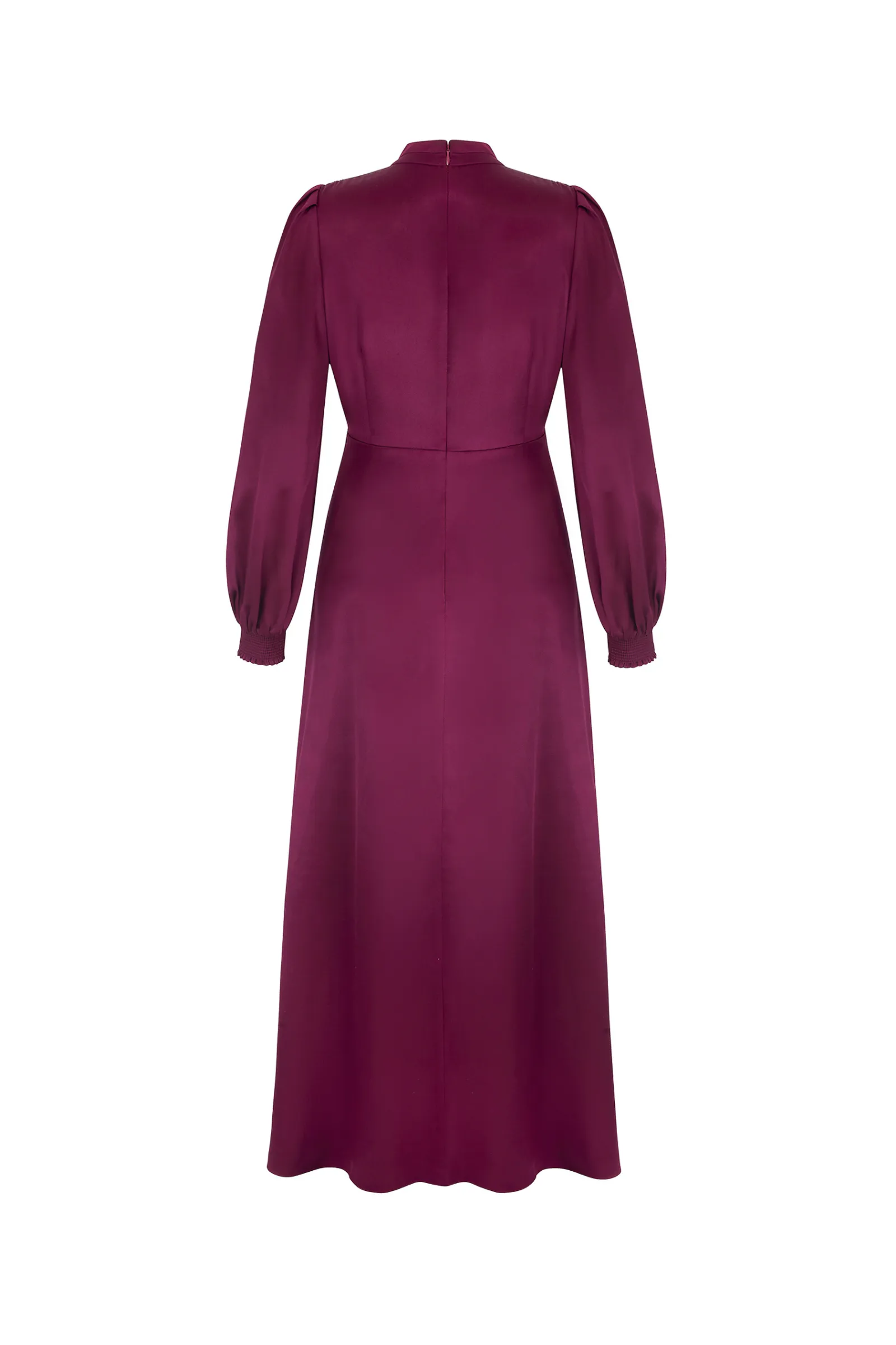 Gloria Lux Midi Dress Plum