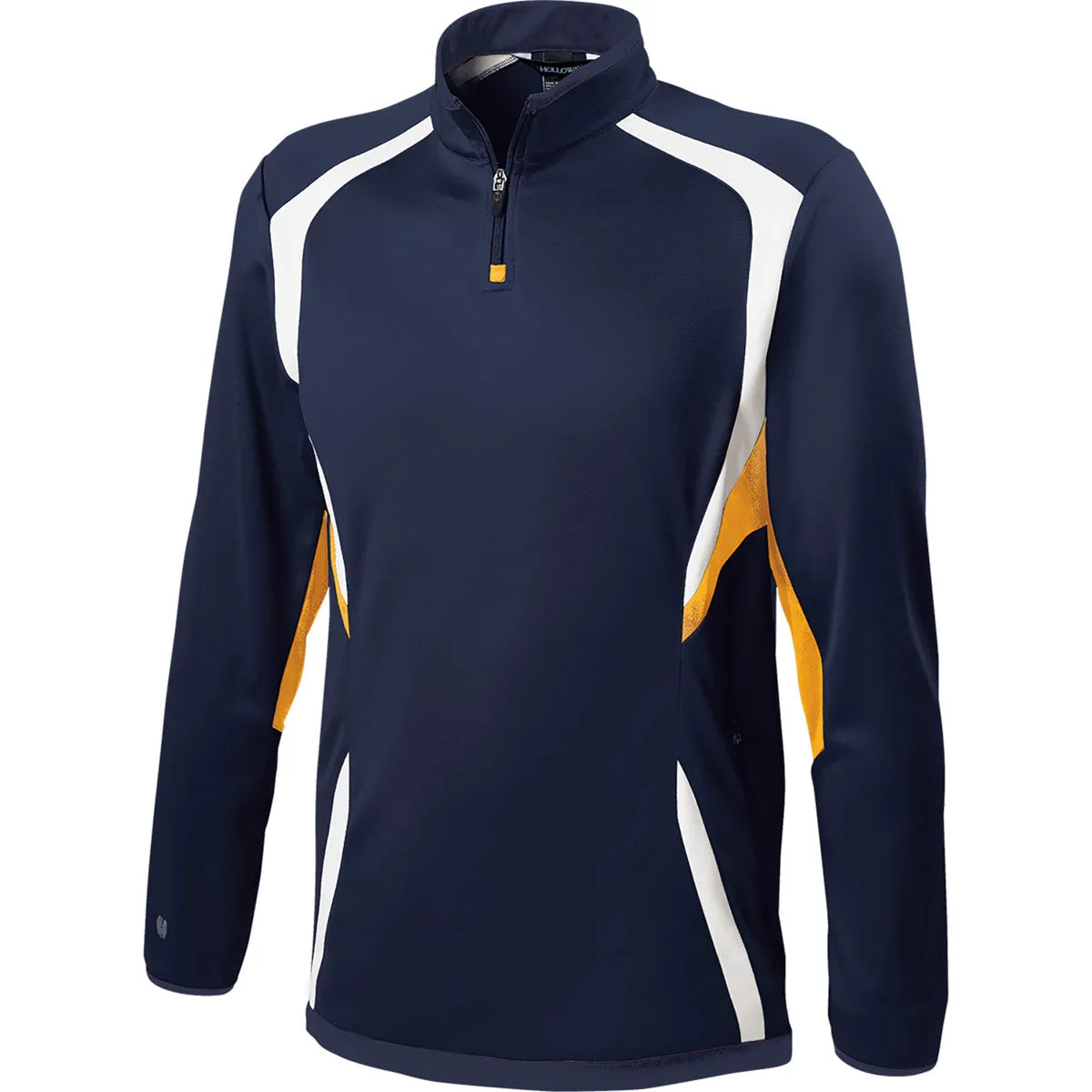 Holloway Men's Navy/Light Gold/White Transform Pullover