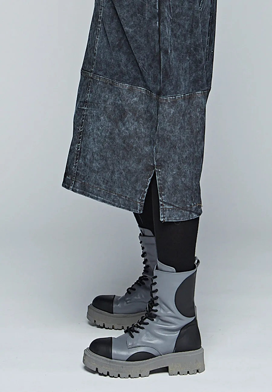Illusion Denim Dress