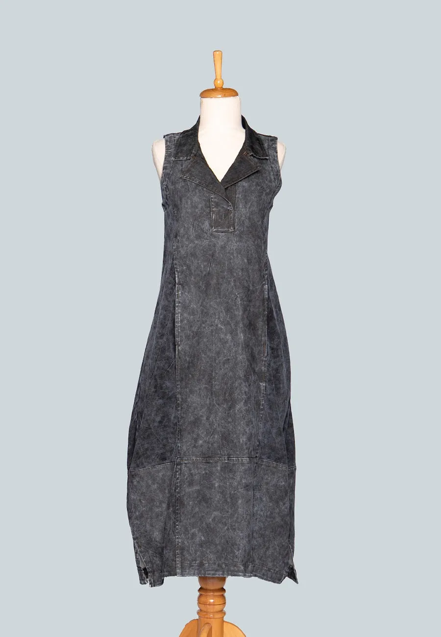 Illusion Denim Dress