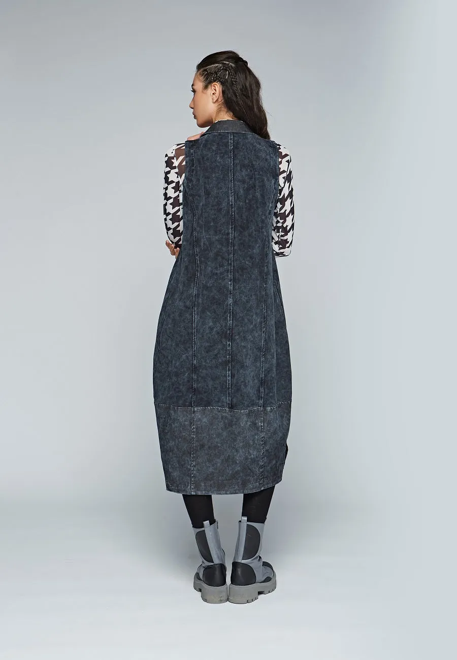 Illusion Denim Dress