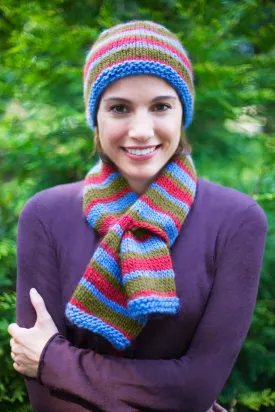 Into the Woods Hat and Scarf Set Pattern (Knit)
