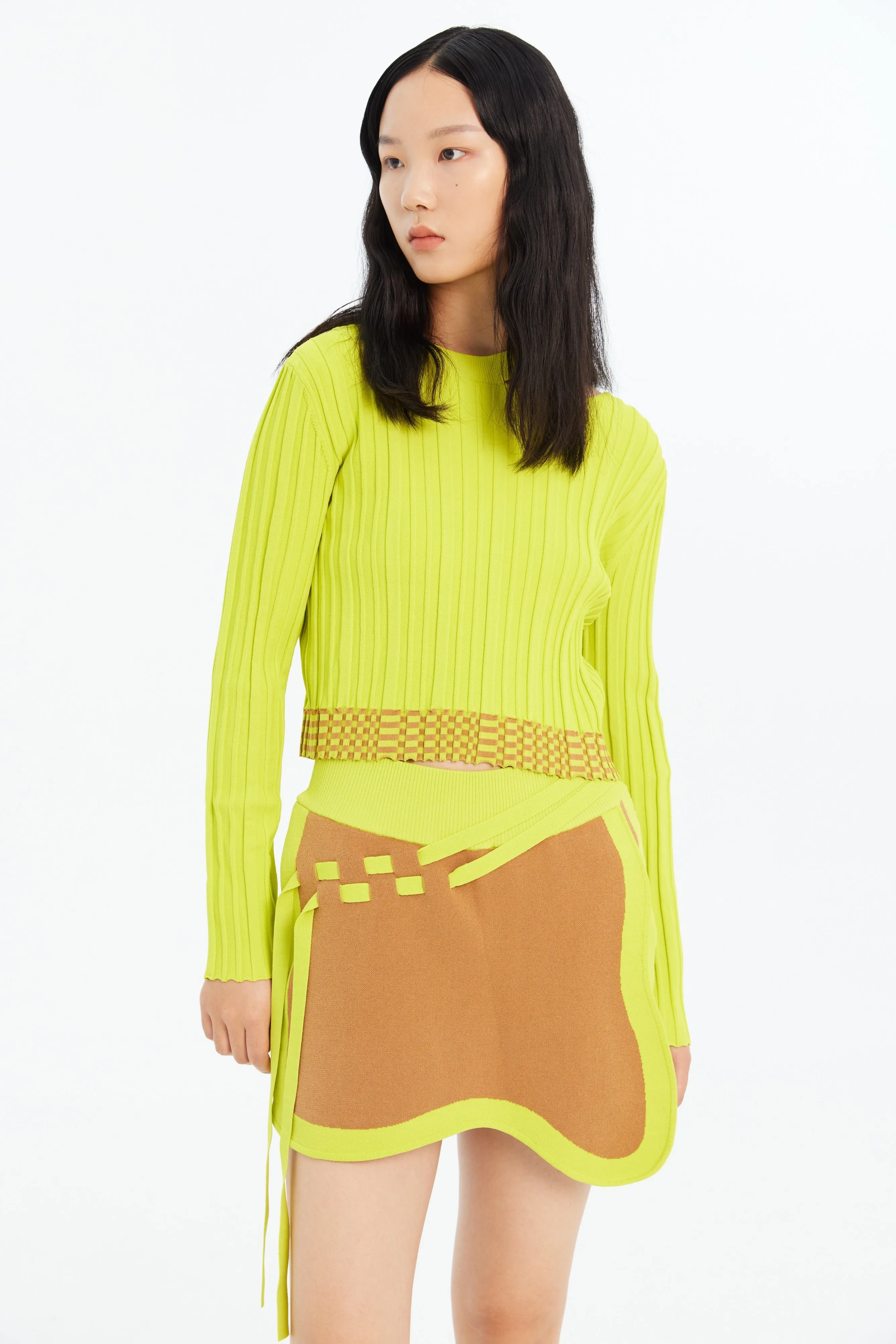 JAN ECO CROPPED LONG SLEEVE TOP