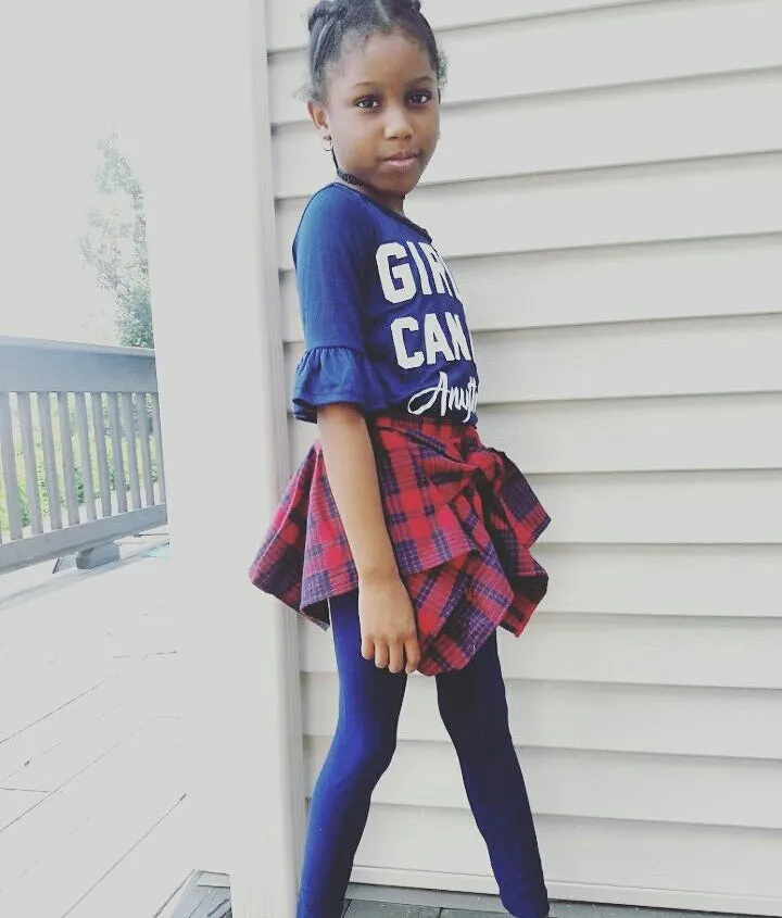 Layered Skirt With Leggings
