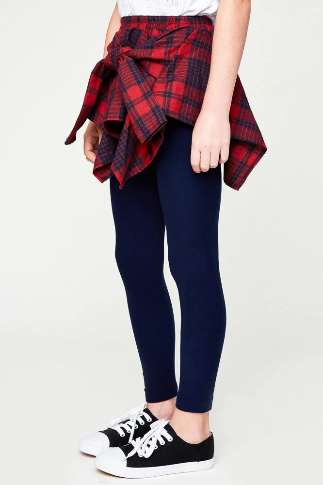 Layered Skirt With Leggings