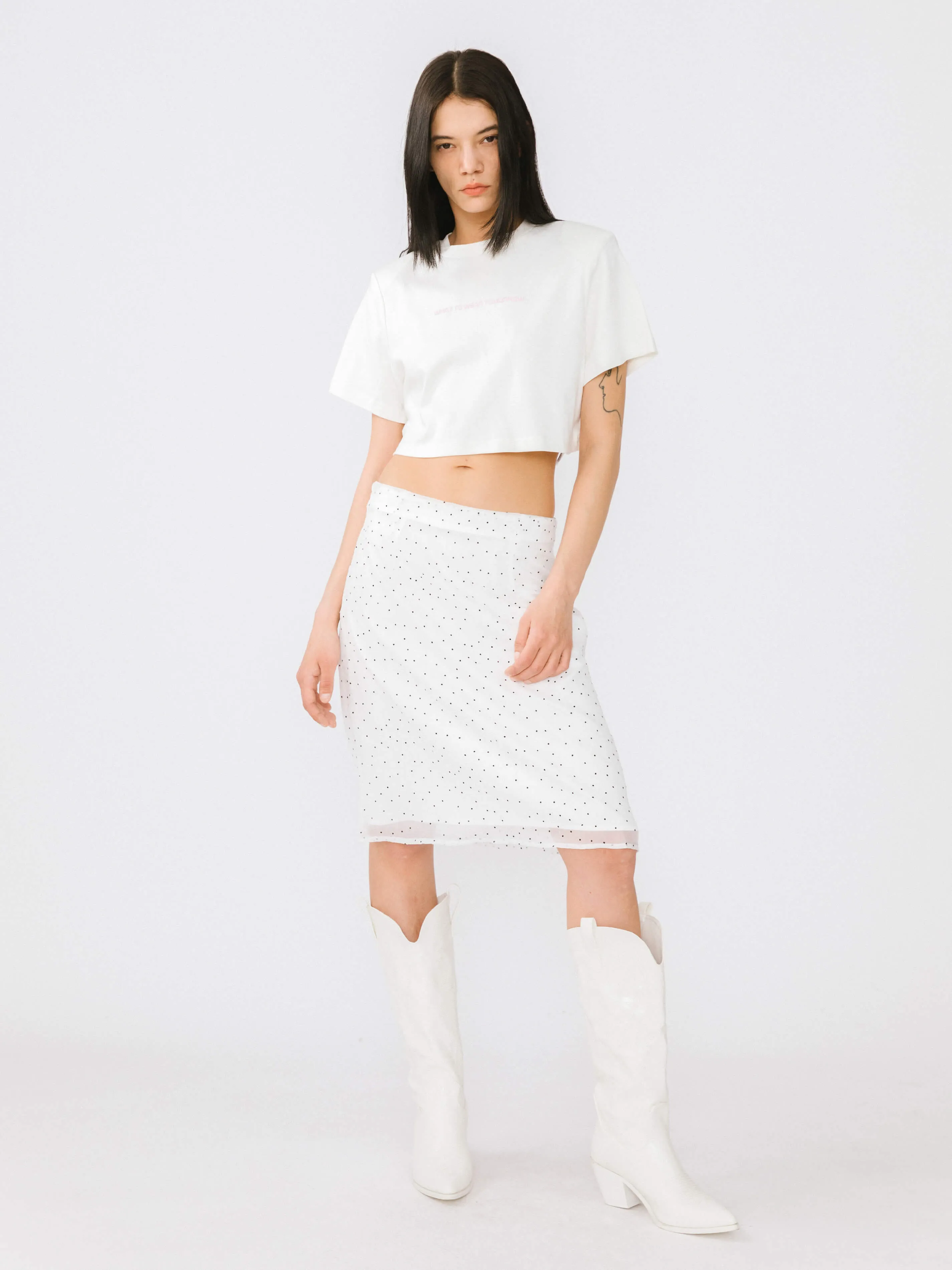Loose Fit Cropped T-Shirt