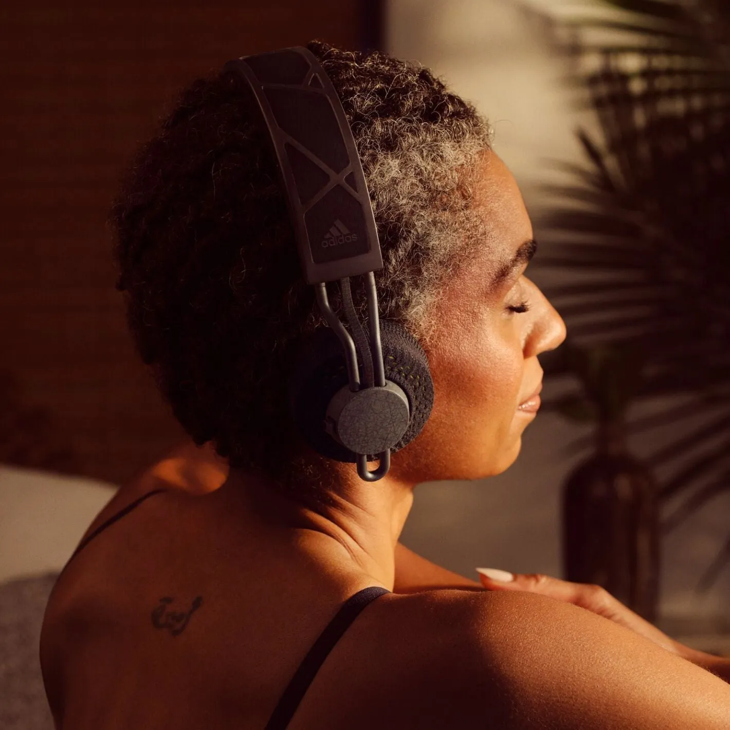 [OPEN BOX] ADIDAS RPT-02 SOL On-Ear Bluetooth Headphones - Night Grey/Solar Yellow