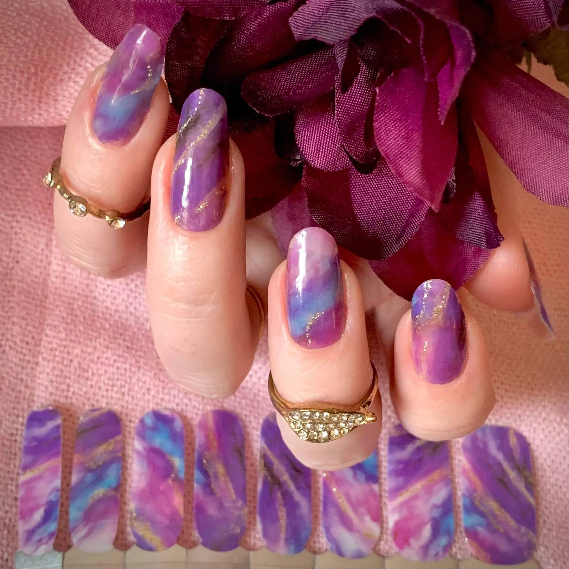 Orchid Crush Nail Wraps