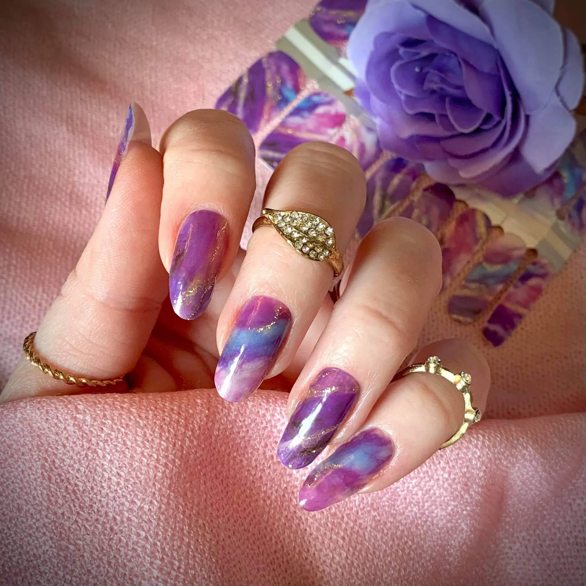 Orchid Crush Nail Wraps