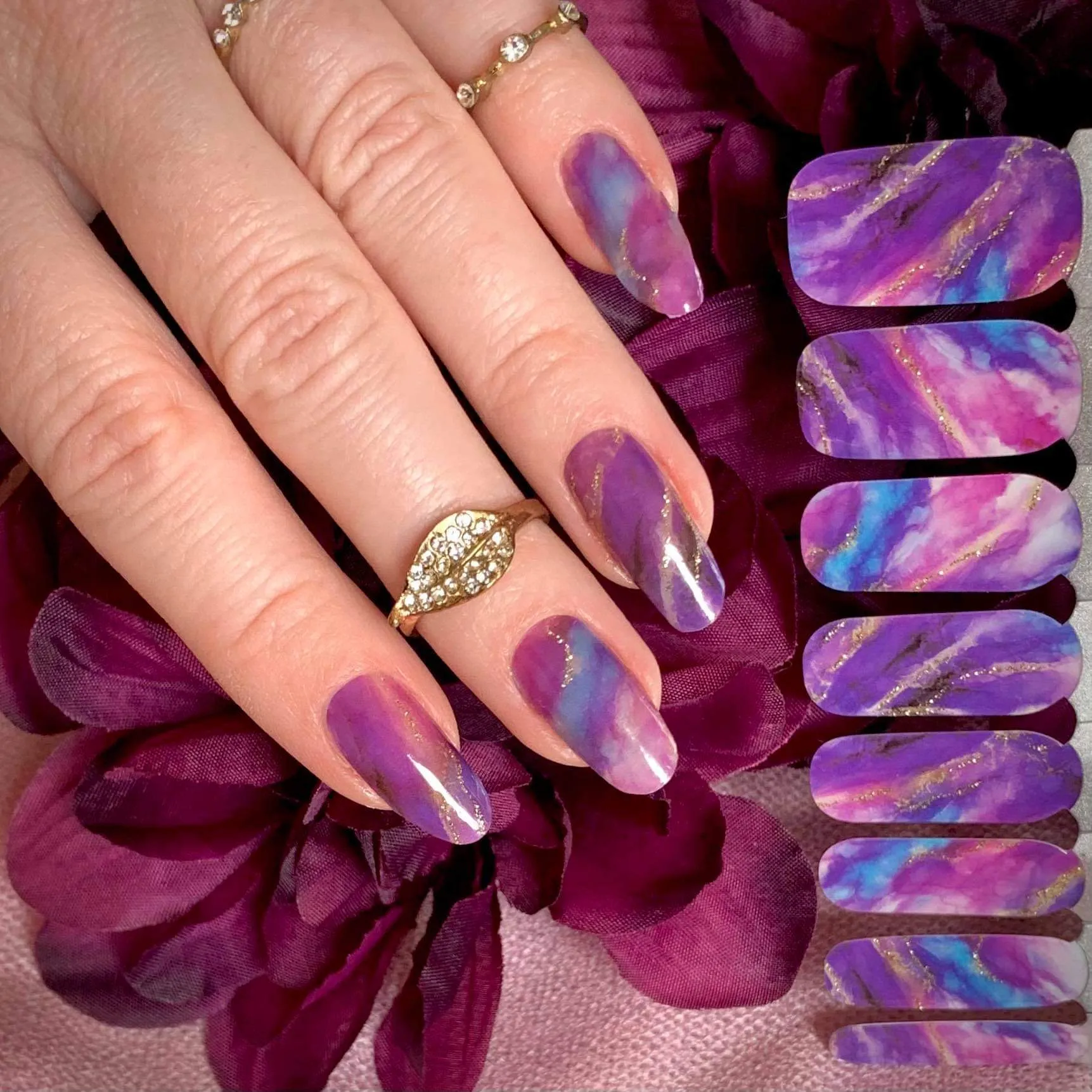 Orchid Crush Nail Wraps