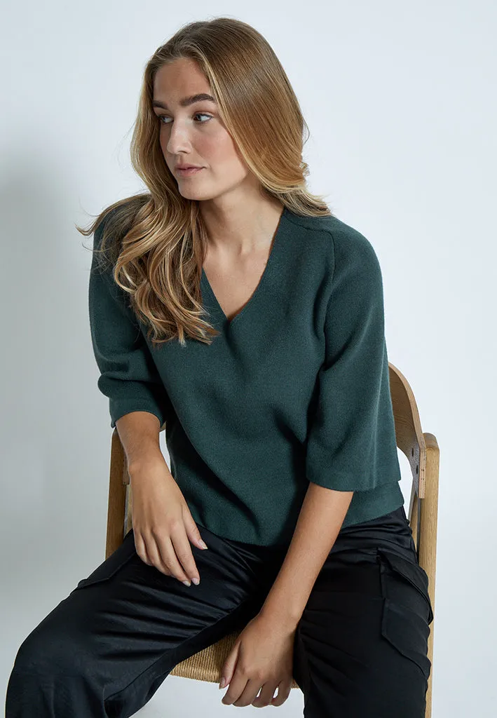 PCRosalia Knit Pullover - Jungle Green