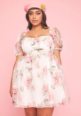 Plus Darling Rose Babydoll Dress