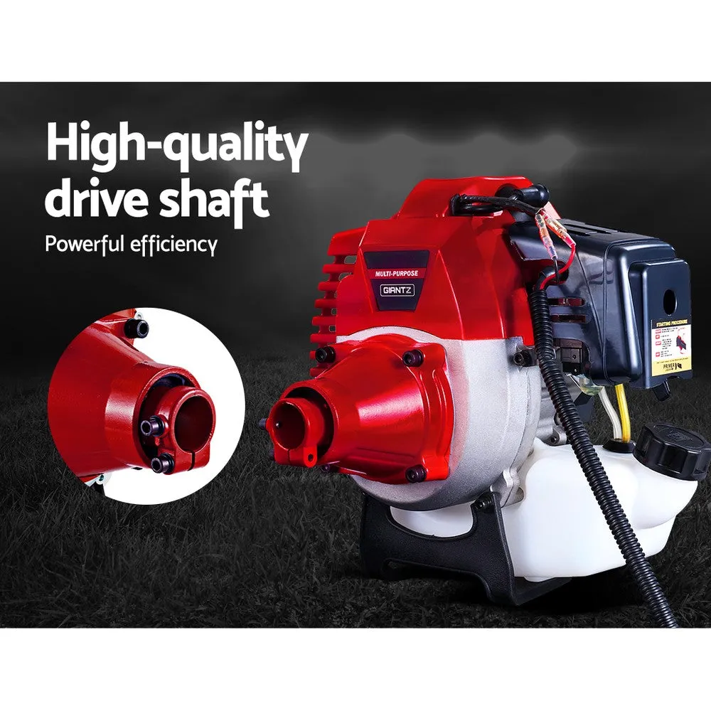Pole Chainsaw Petrol 62CC 7 In 1 Brush Cutter Whipper Snipper Multi Tools