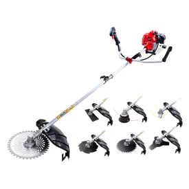 Pole Chainsaw Petrol 62CC 7 In 1 Brush Cutter Whipper Snipper Multi Tools
