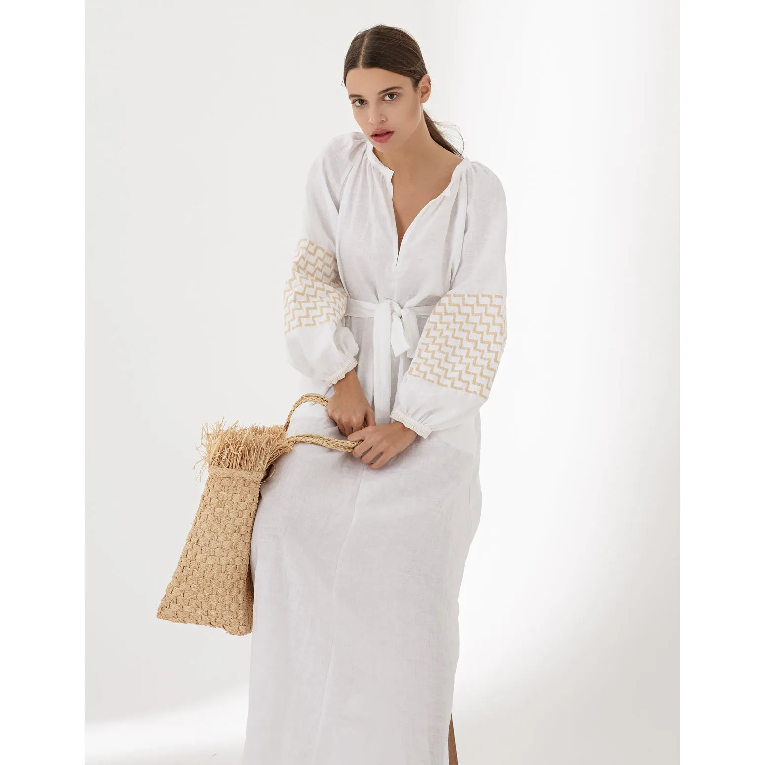 Psatha | Linen Resort Dress