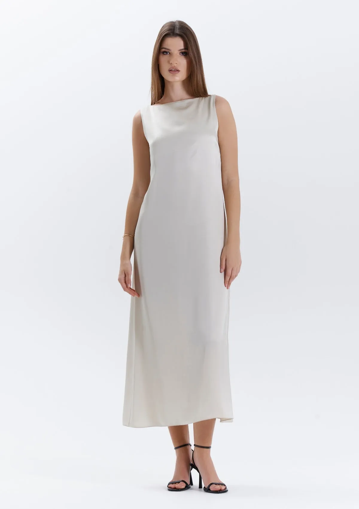 SAND MIDI DRESS