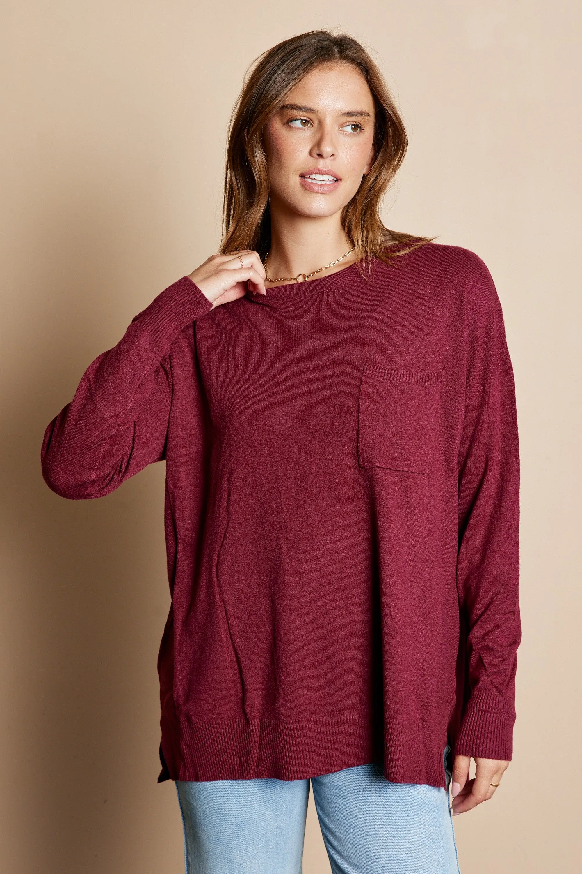 Soft Pocket Sweater