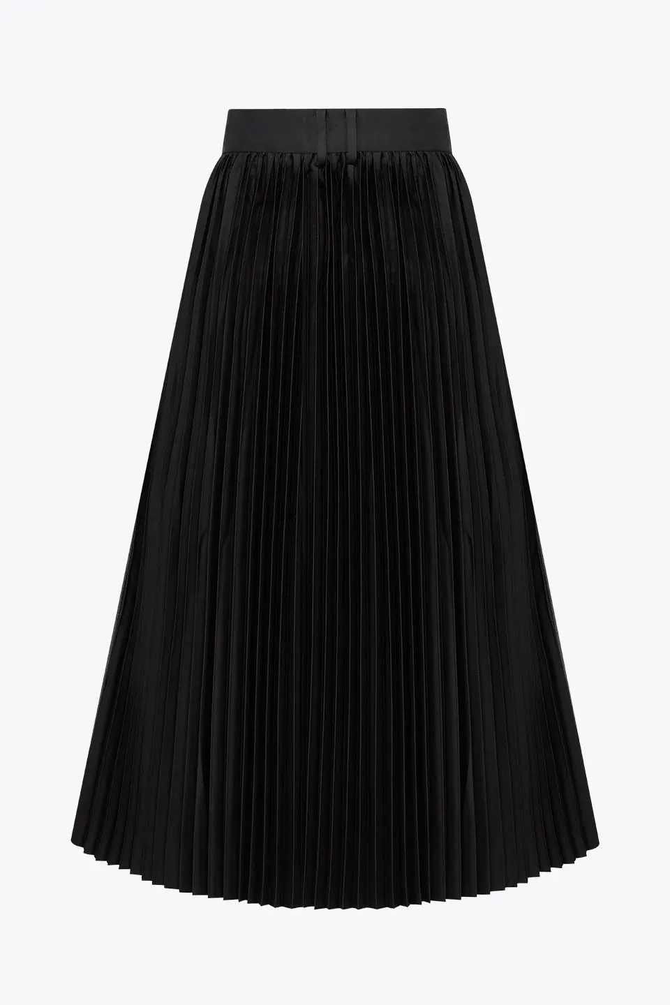 Sophisticated Grey Pleated Skirt