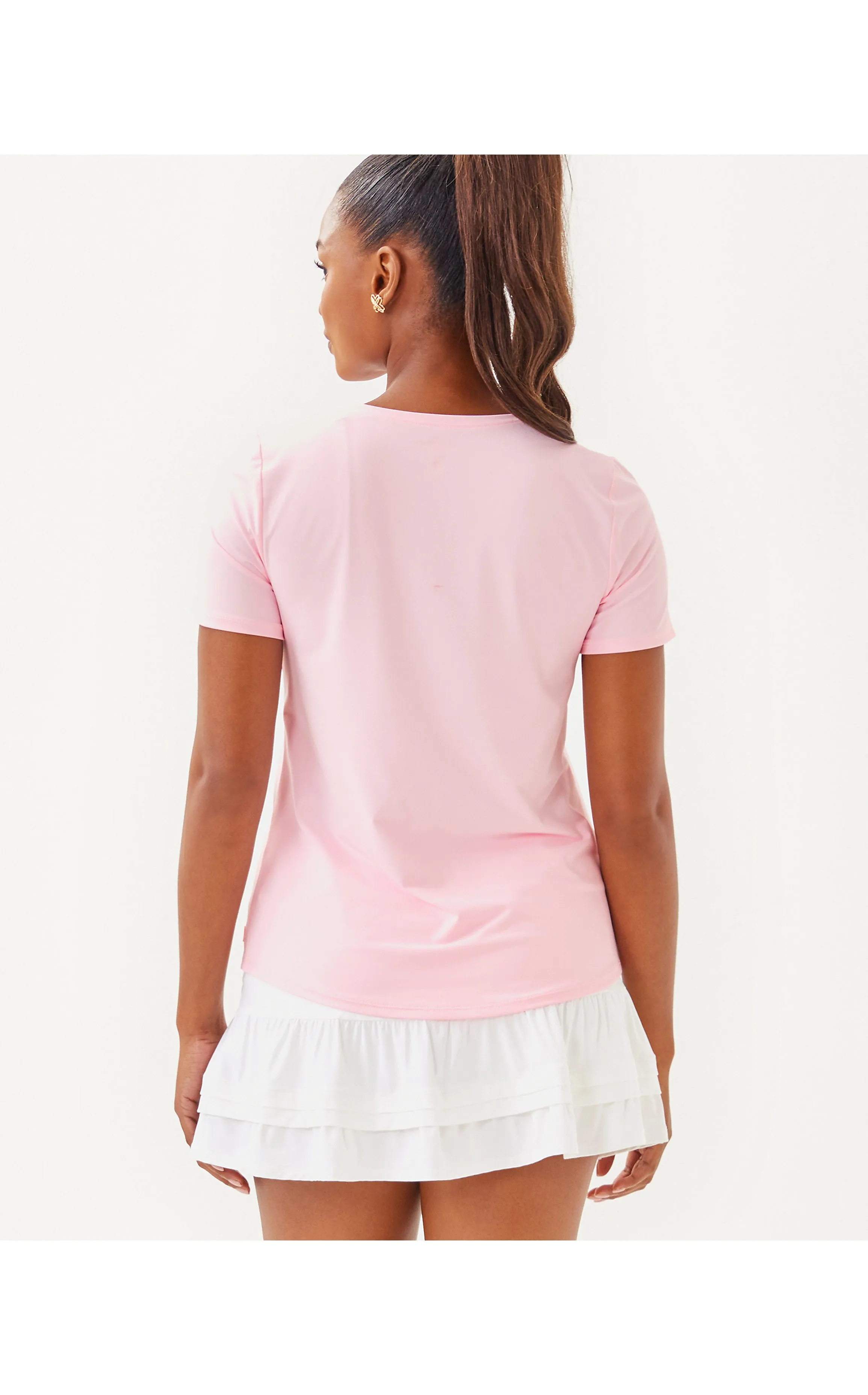 UPF 50  Luxletic Westley Active Tee Pink Muse