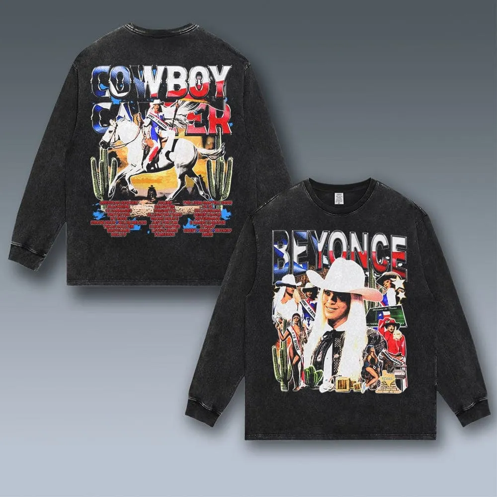 VINTAGE LONG SLEEVE TEE | BEYONCE 4.17