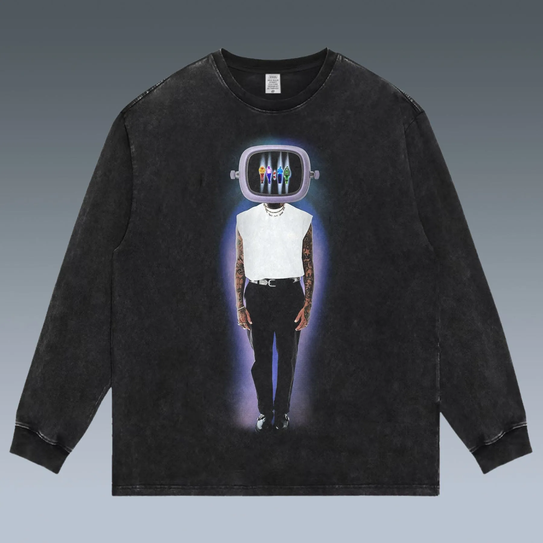 VINTAGE LONG SLEEVE TEE | CHRIS BROWN 3.15