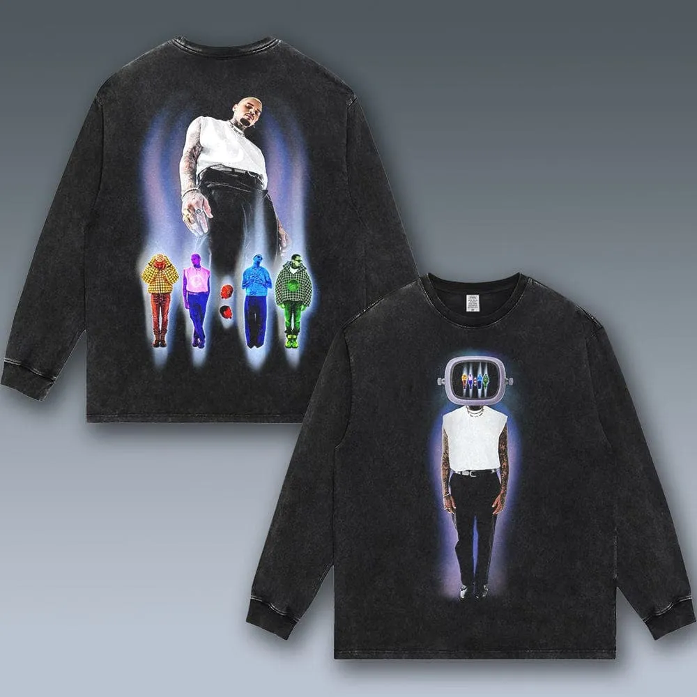 VINTAGE LONG SLEEVE TEE | CHRIS BROWN 3.15