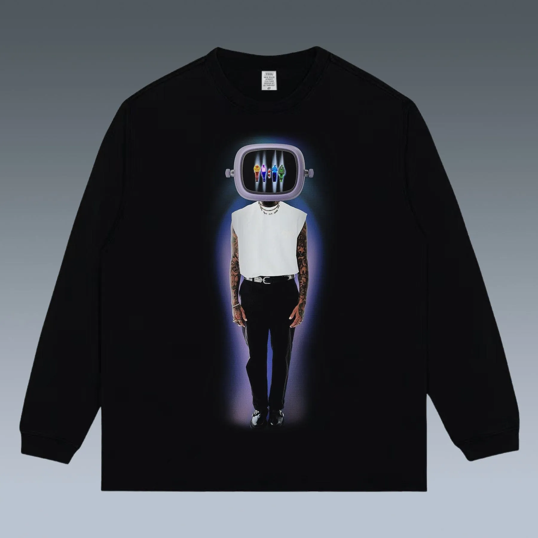 VINTAGE LONG SLEEVE TEE | CHRIS BROWN 3.15