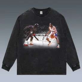 VINTAGE LONG SLEEVE TEE | IVERSON VS JORDAN