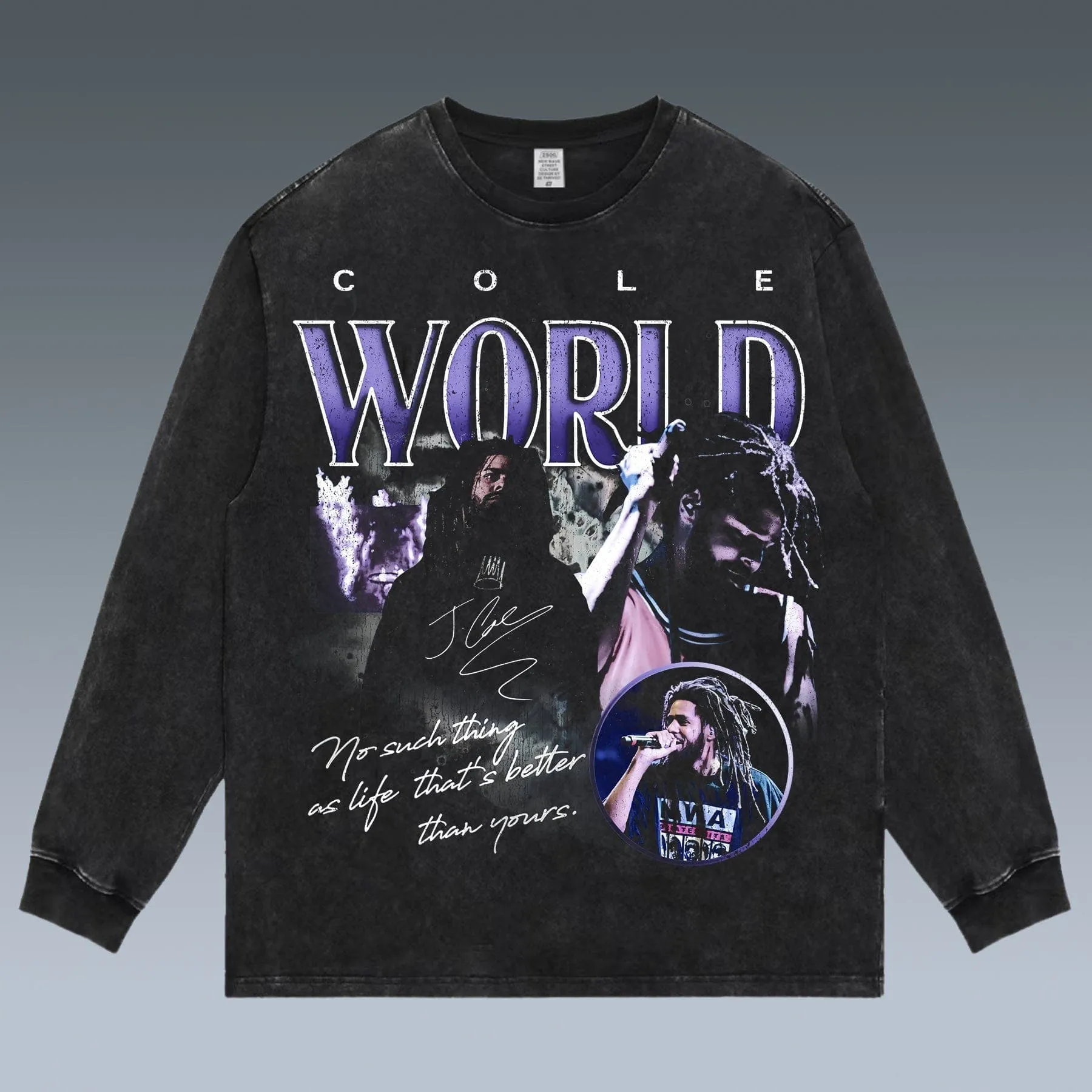 VINTAGE LONG SLEEVE TEE |  J COLE
