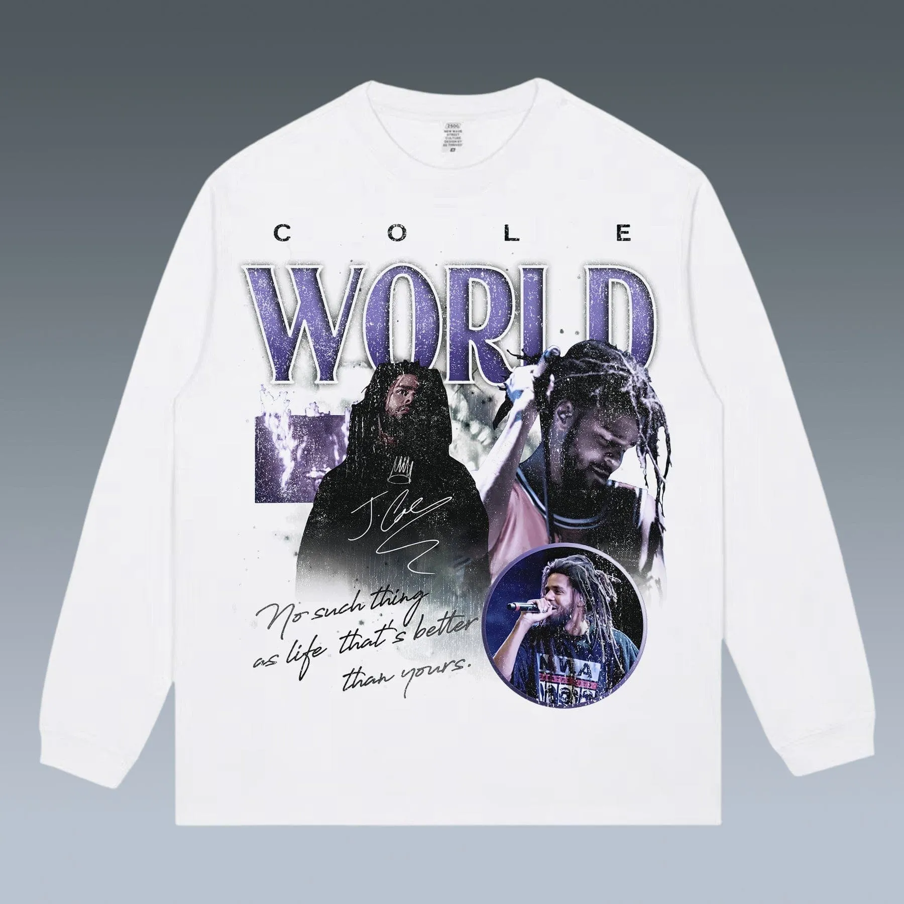 VINTAGE LONG SLEEVE TEE |  J COLE