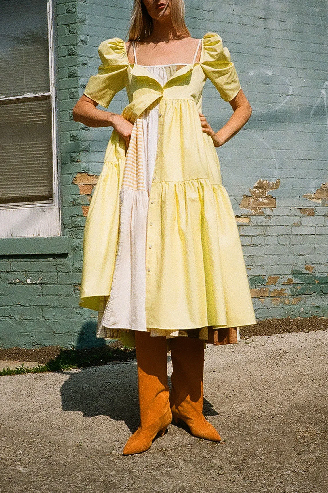 Yellow Melon Amara Dress