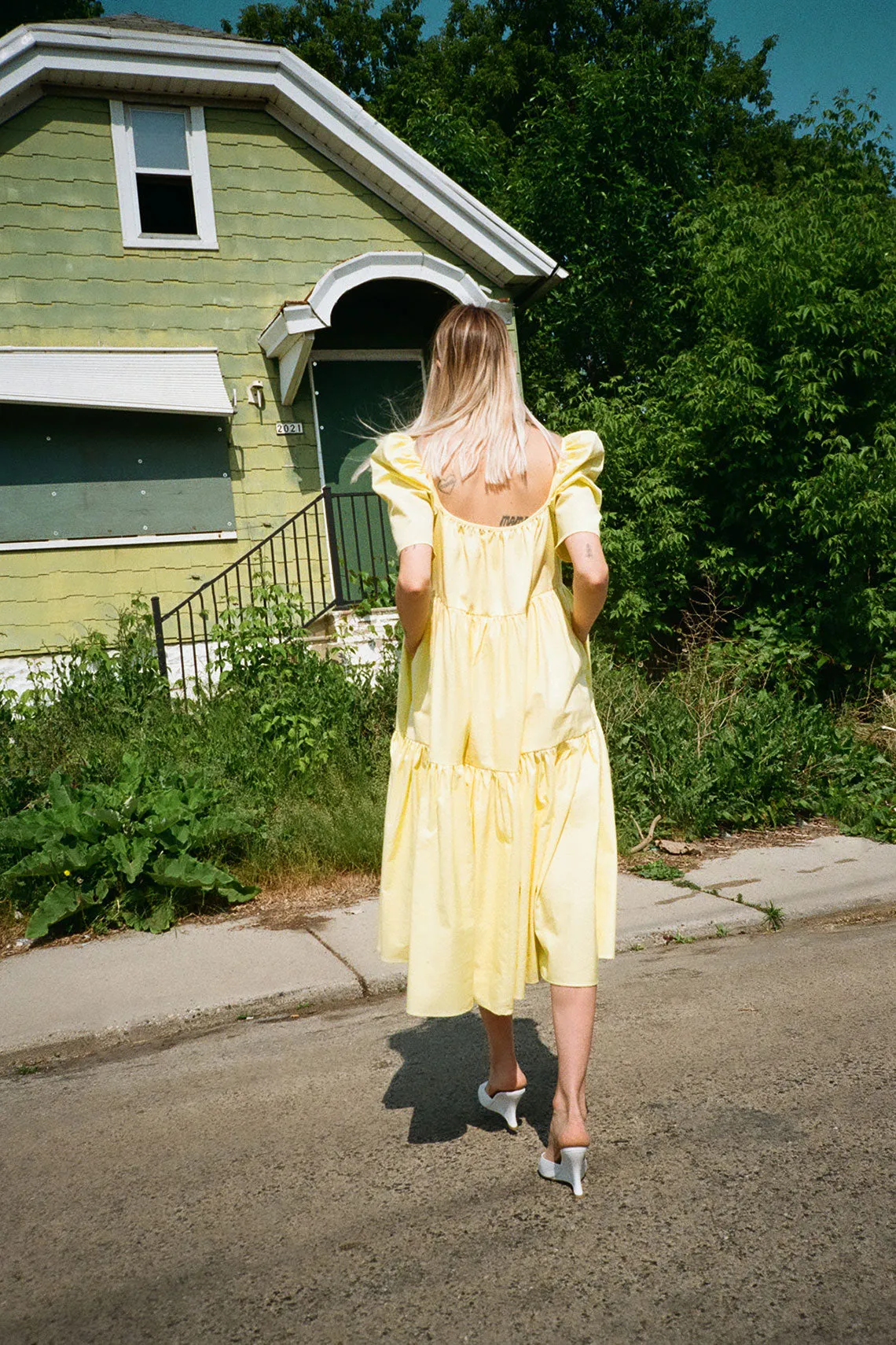 Yellow Melon Amara Dress